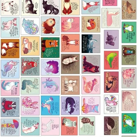 60 Multicolor positive uplifting message vinyl stickers decor laptop cup helmet - Picture 7 of 7